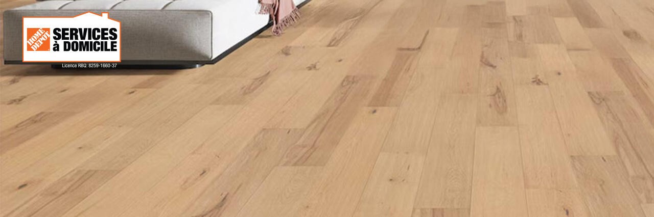 Économisez 20 % sur certains revêtements de plancher en bois d’ingénierie